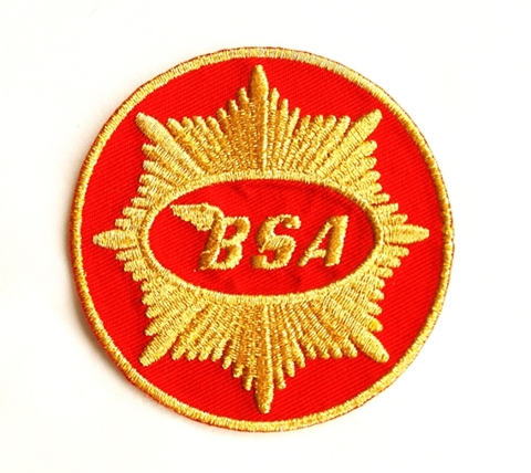 Picture of BSA Sew on Patch (red/gold)