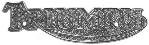 Picture of Triumph Metal Tank Badge - (Pair)