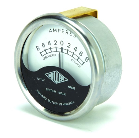 Picture of Ammeter Black/White Miller Rep 2"