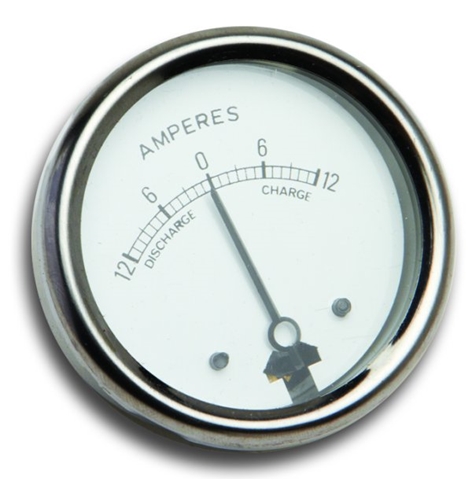 Picture of 2" Ammeter White Face 12A
