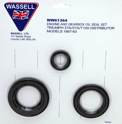 Picture of Oil Seal Sets - Triumph 3TA/5TA/T100 Distributor models(1957-1963)