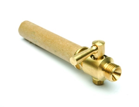 Picture of Round Brass lever type with filter. 1/4'' x 1/4'' BSP
