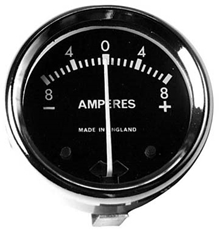 Picture of Ammeter Black Face 1.75"