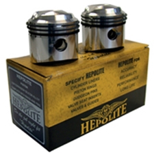 Picture of Pair of Hepolite Pistons for Norton Commando 850cc models etc (1973-77). Supplied complete with Hepolite rings, gudgeon pins and circlips.Bore Size : 77mm StandardCompression Ratio : 8.5-1Hepolite number : 19342
