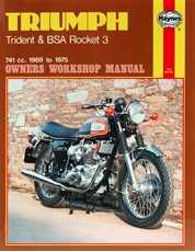 Picture of Triumph Trident/BSA Rocket 3 69-75 Haynes Manual