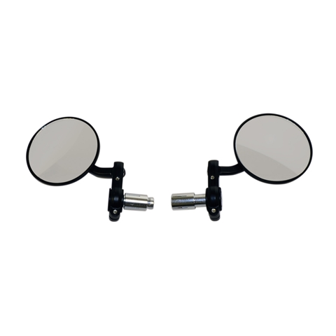 Picture of Black Bar End Mirrors  (pair)