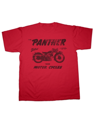 Picture of Panther Model 100/120 Motorcycle T-Shirt (Hot Fuel)