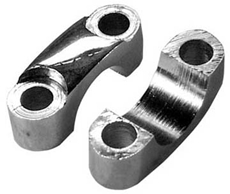Picture of Stainless Steel handlebar clamp (Pair)