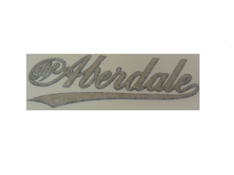 Picture of Tank Gold/Black Edge Script The Aberdale, 127x40, Pre 1949