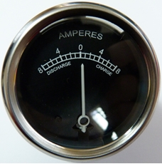 Picture of Ammeter Black Face 2"