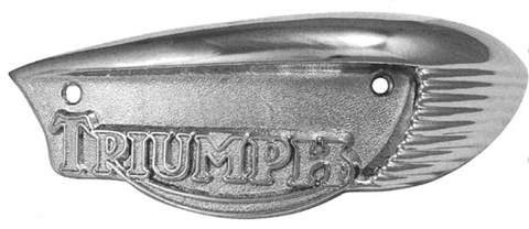 Picture of Tank Badge Triumph  - T90/T100/T120 (1966-68). (Pair)