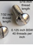 Picture of Domed Head Screws. For Calibration Disc Pointer