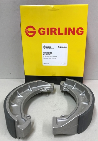 Picture of Girling Brake Shoes TLS Front (BSA/TRI)