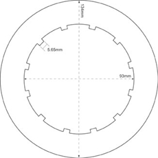 Picture of Clutch Plate - BSA/Triumph